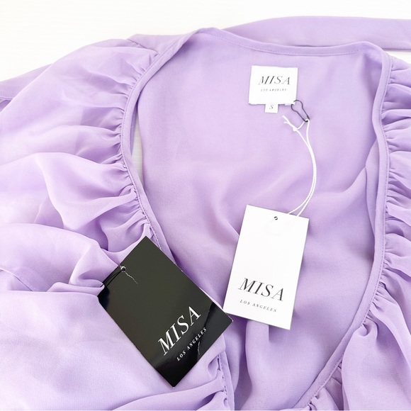 Misa Los Angeles NWT Ilune Dress Lavender, S - Picture 4 of 10